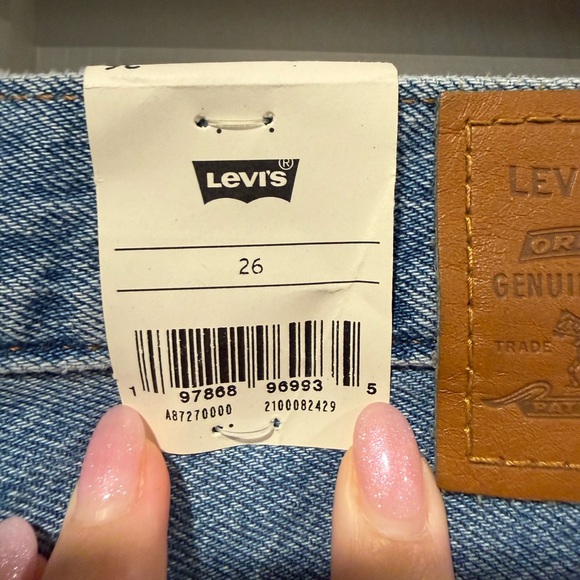 Levi’s denim maxi skirt NWT size 26 - Picture 7 of 8